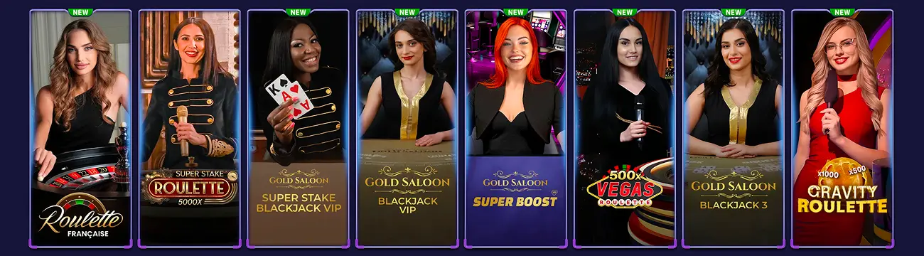 Alf Casino Live games